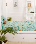Jungle Safari Organic Cotton Bedsheet Set Double Flat Sheet